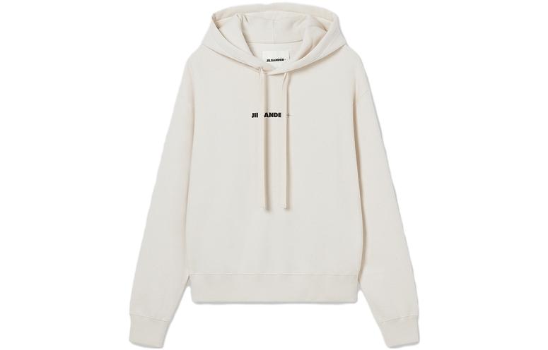 

Футболка с логотипом JIL SANDER, светло-серая