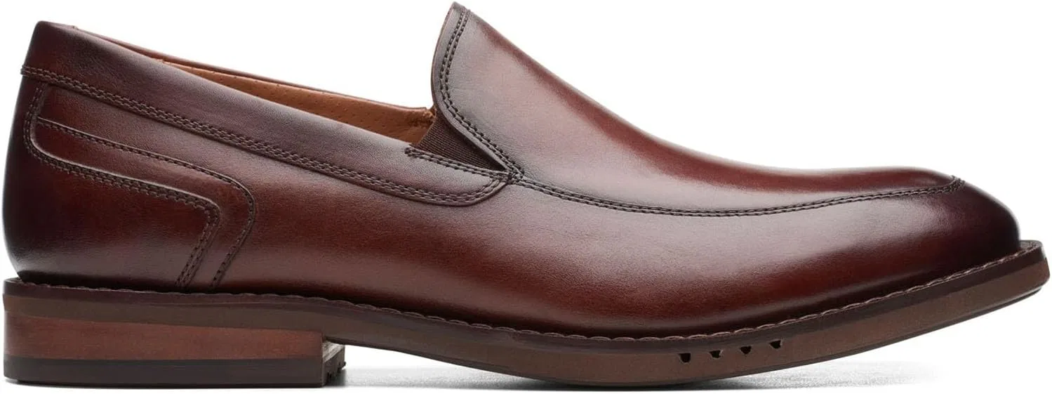 Лоферы Clarks Un Hugh, Brown Leather — фото 2