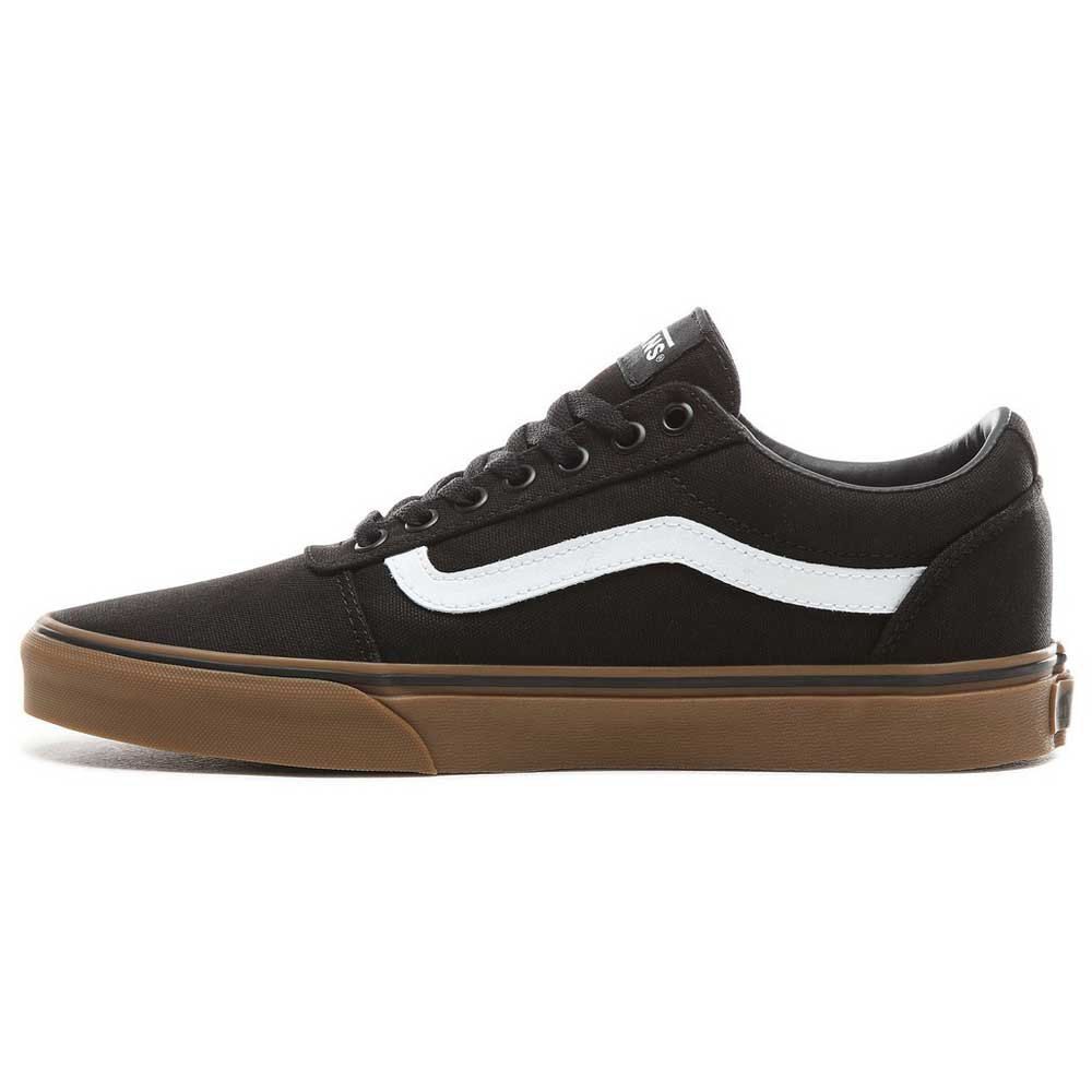 Кроссовки Vans Ward VN0A36EM7HI мужские черные с каучуковой подошвой на шнуровке для скейтбординга — фото 3