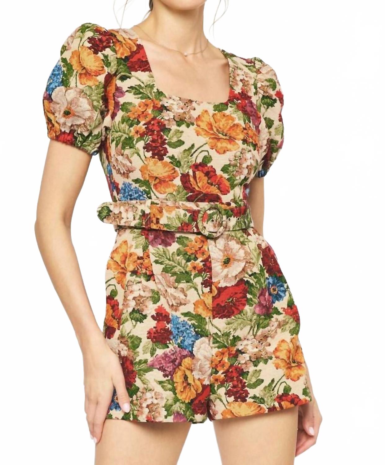 

Комбинезон Ashton с цветочным гобеленом, многоцветный Entro, Multi