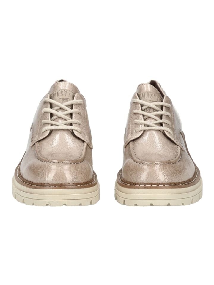 Элегантные туфли на шнуровке Mustang Halbschuhe, серо-коричневый — фото 4