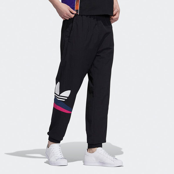 Спортивные штаны Men's adidas originals Woven Training Sports Gym Long Pants/Trousers Black, черный — фото 4
