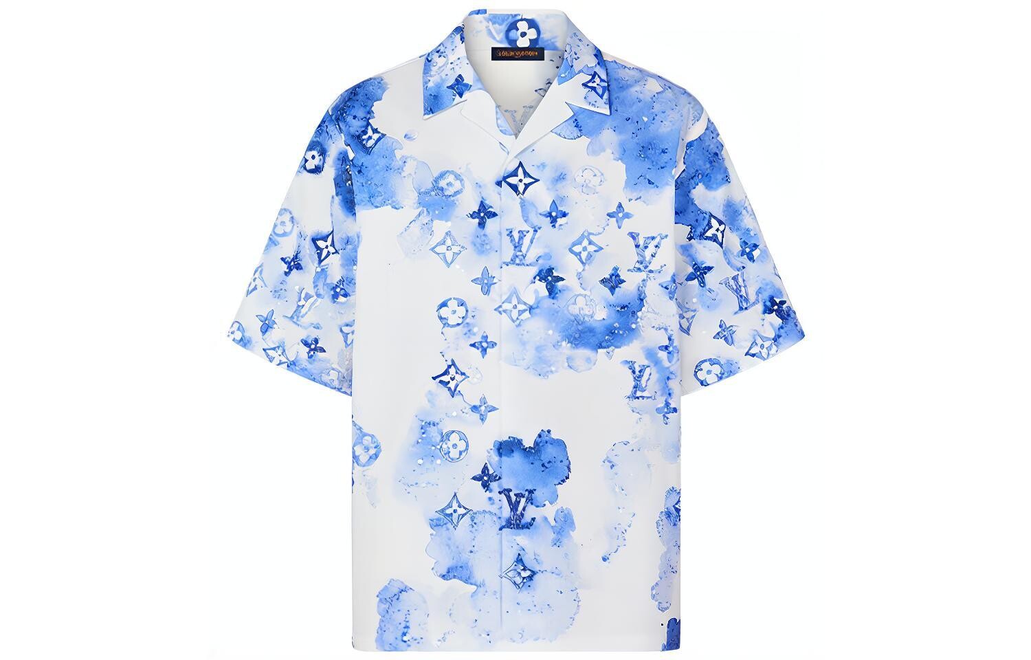 

Рубашка Louis Vuitton мужская, синий / белый