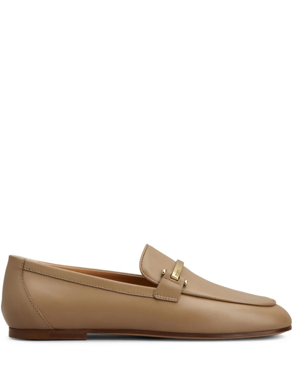 Кожаные лоферы TOD'S, нейтральный
