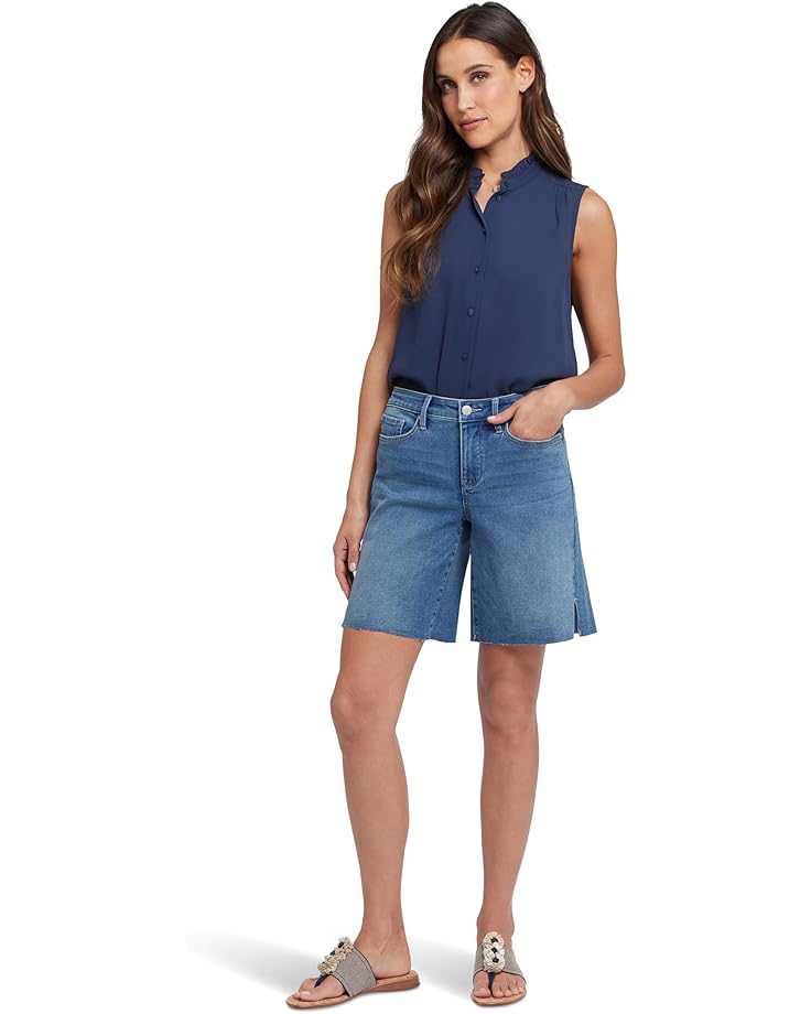 

Шорты NYDJ Naomi Relaxed A-Line Denim Shorts in Costa Brava, цвет Costa Brava