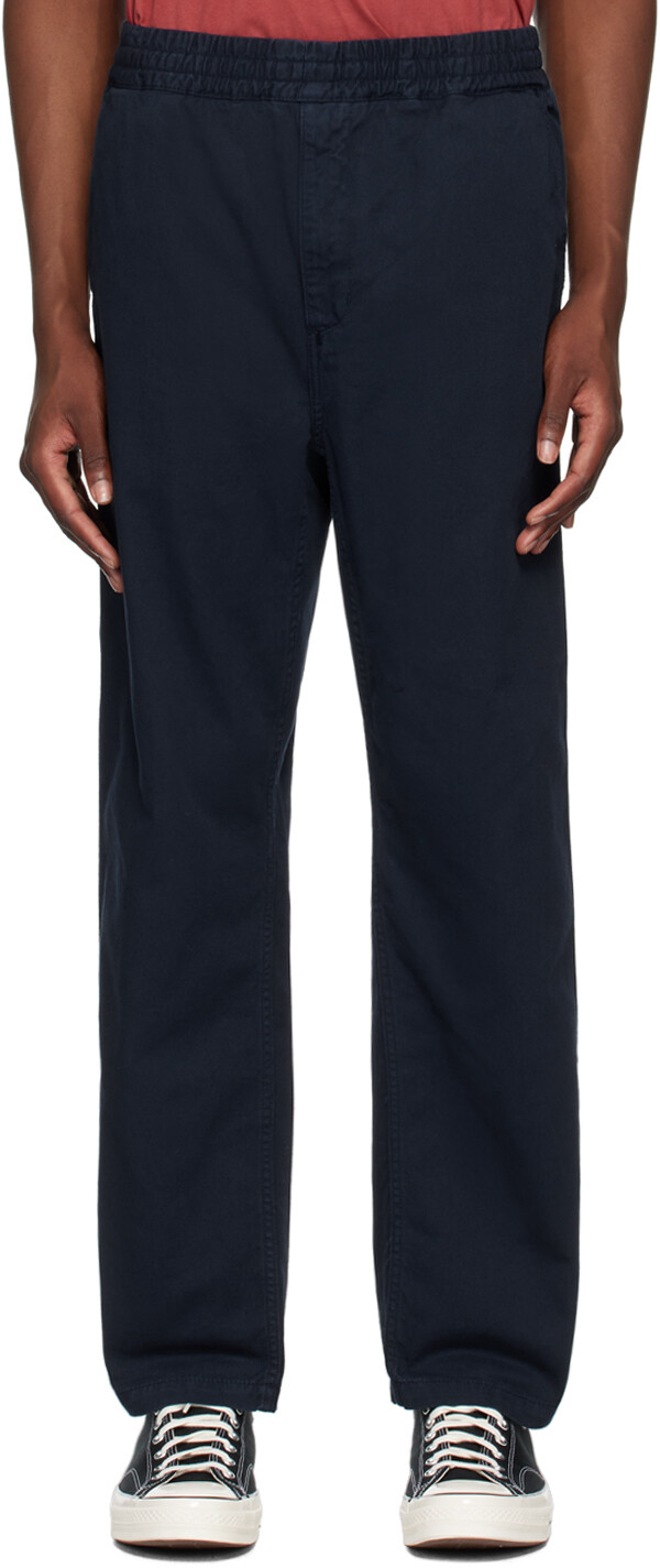 

Брюки Флинт темно-синего цвета Carhartt Work In Progress