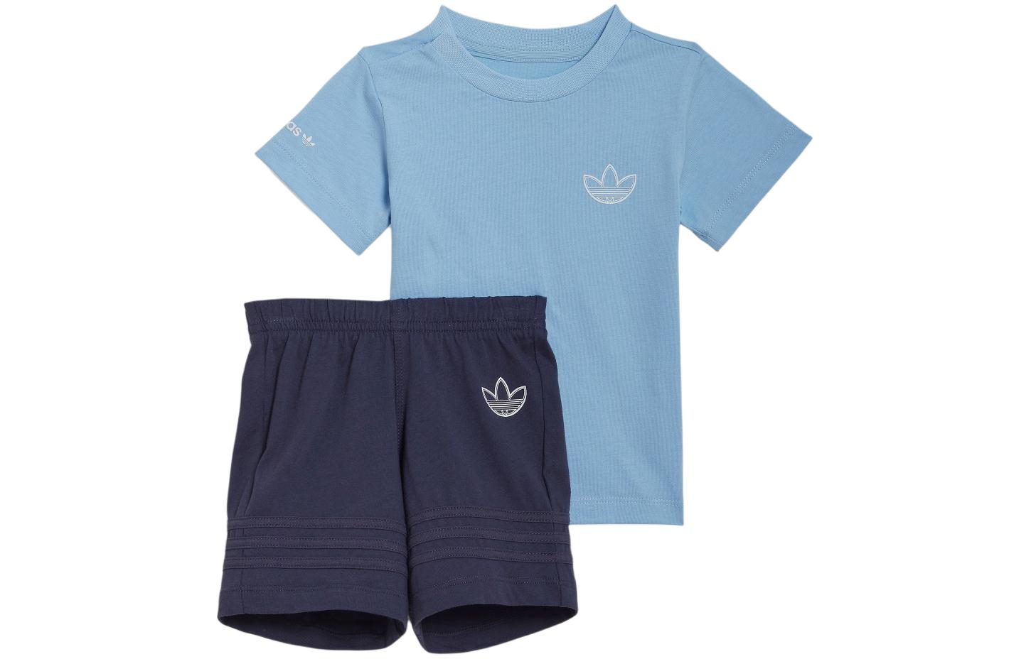 

Детские комбинезоны / Ползунки Adidas Originals, Pink Blue/Dark Gray Navy Blue