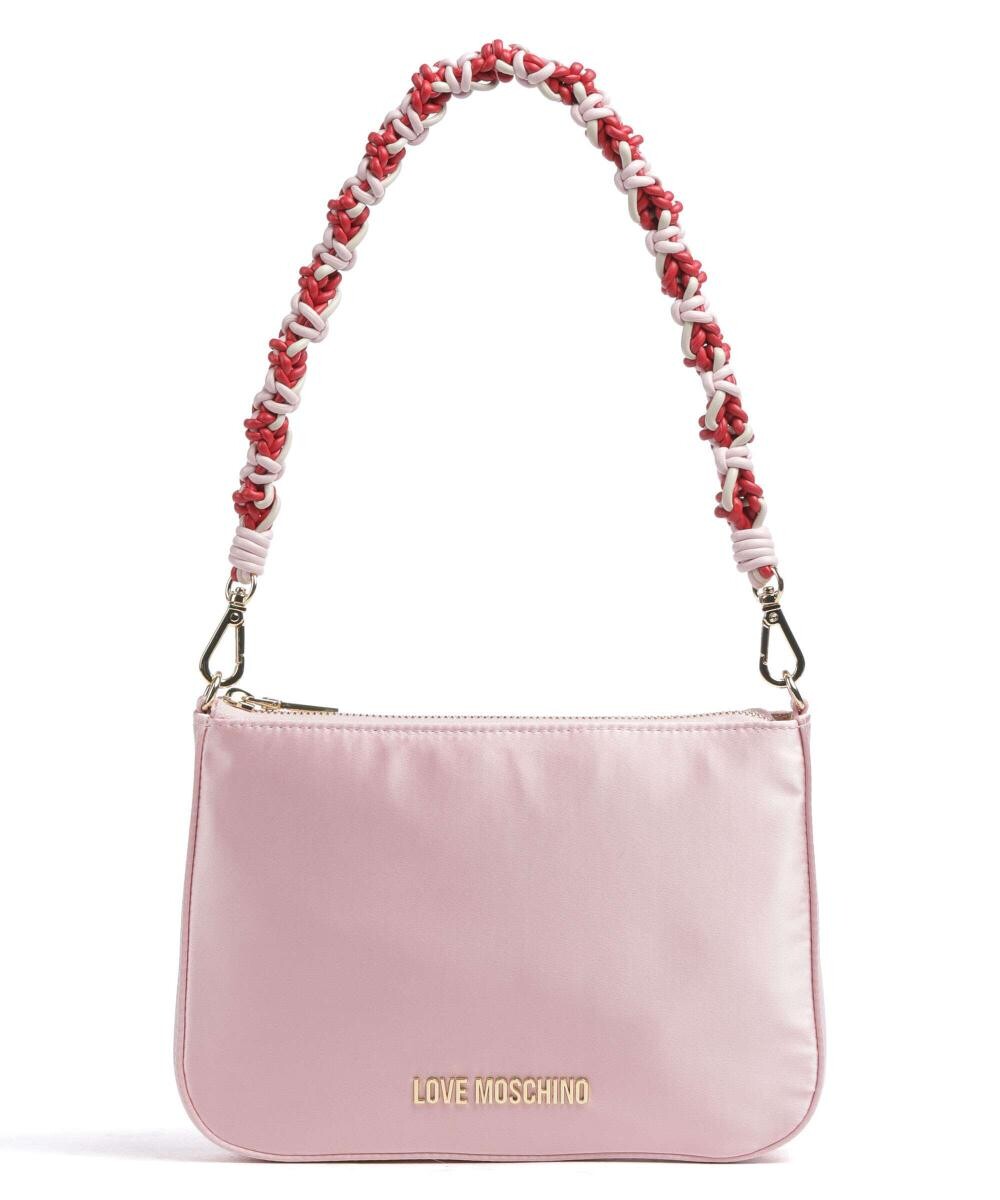 

Умная повседневная сумка через плечо из полиэстера Love Moschino, розовый