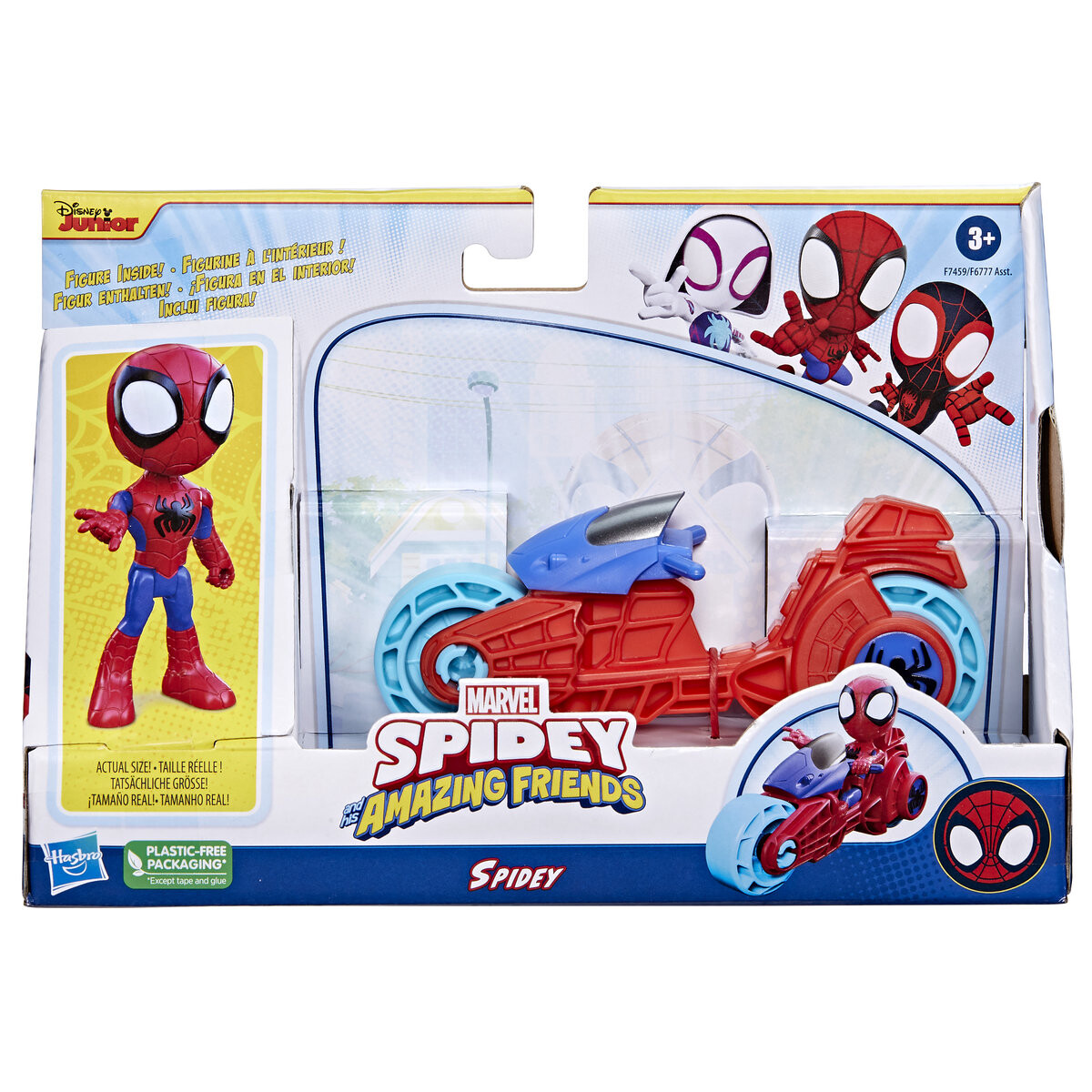 

Фигурка Hasbro, Spider-Man, SPIDEY AND SUPER-BUBDY SPIDEY С МОТОЦИКЛОМ SPIDEY AND HIS AMAZING FRIENDS