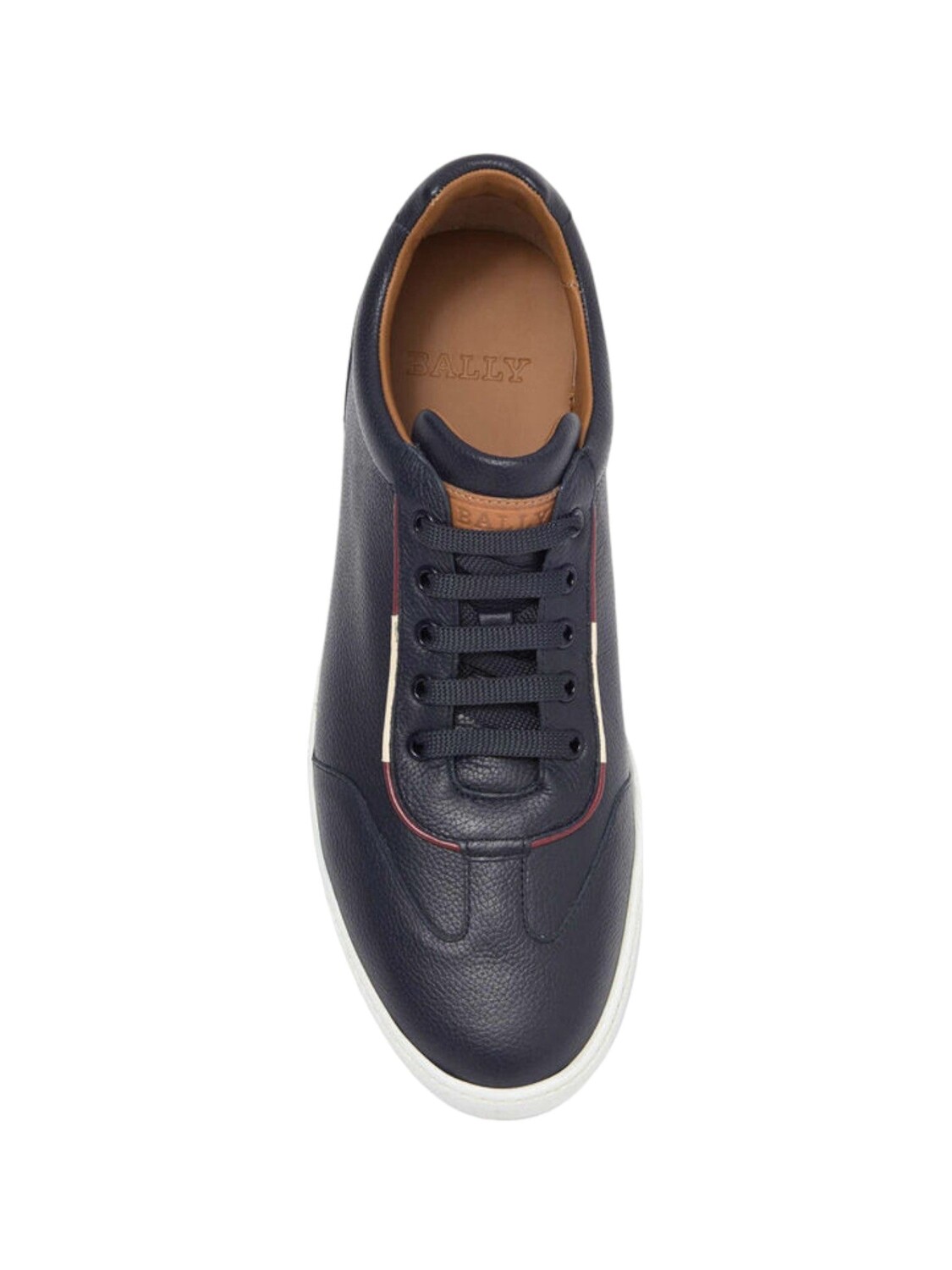Мужские синие кроссовки из бычьей кожи Bally Baxley 6230469, синий — фото 2