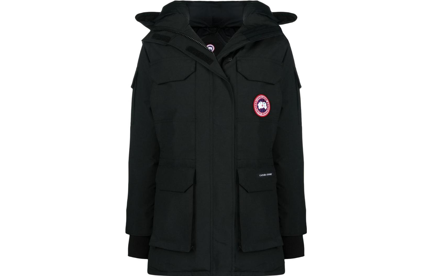 

Утепленная парка с капюшоном Canada Goose, черный