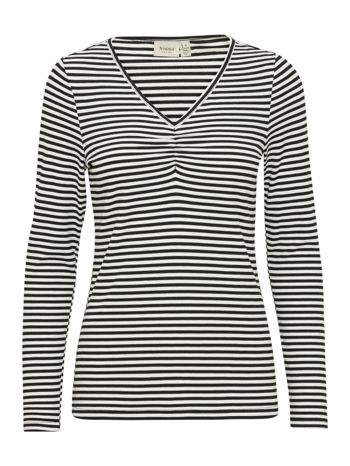 

Рубашка с длинными рукавами FRMONA, классический крой, черный микс Fransa