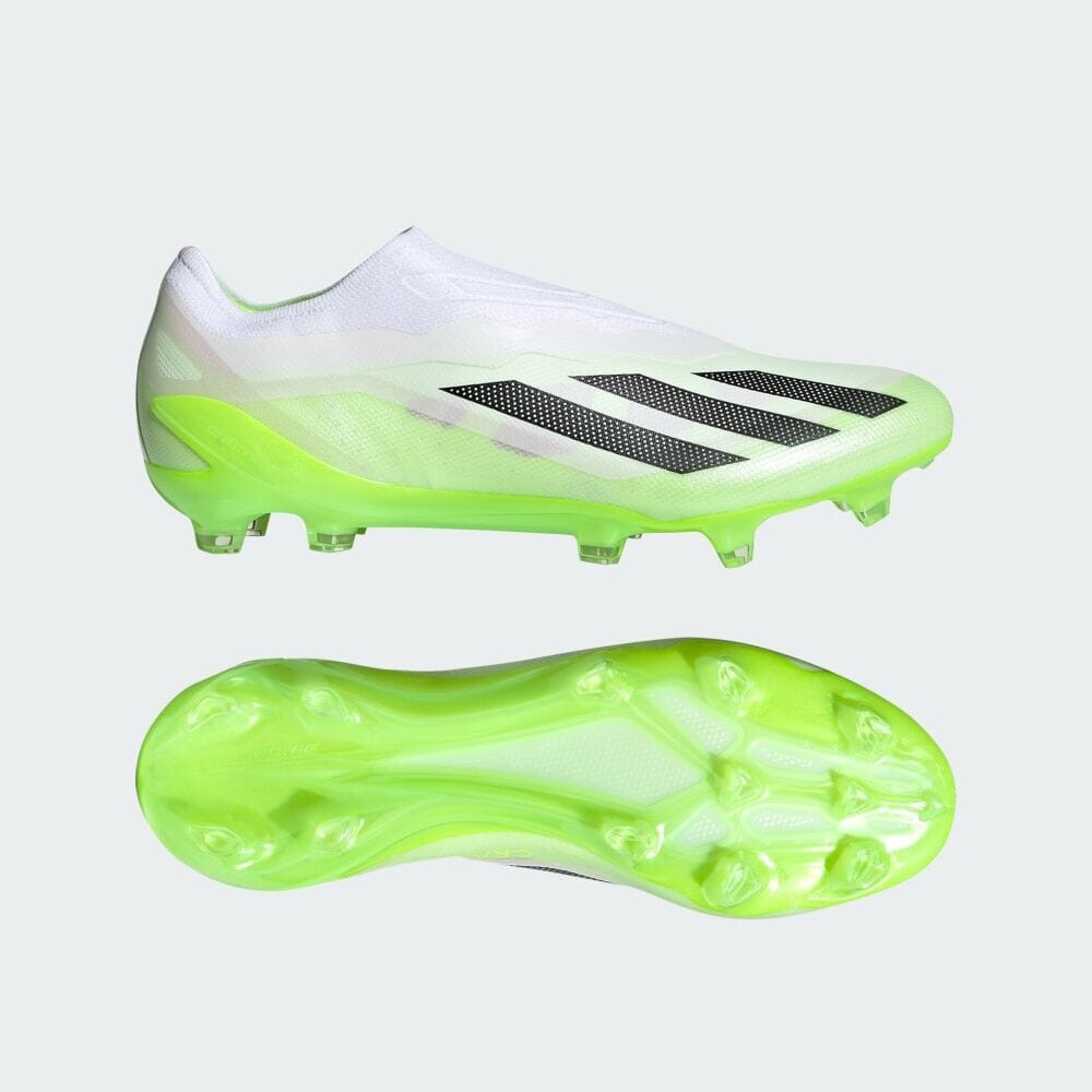 

Бутсы Adidas X CRAZYFAST.1 LL FG / For natural grass / X CRAZYFAST.1 LL FG, цвет White/Black/Lucid Lemon