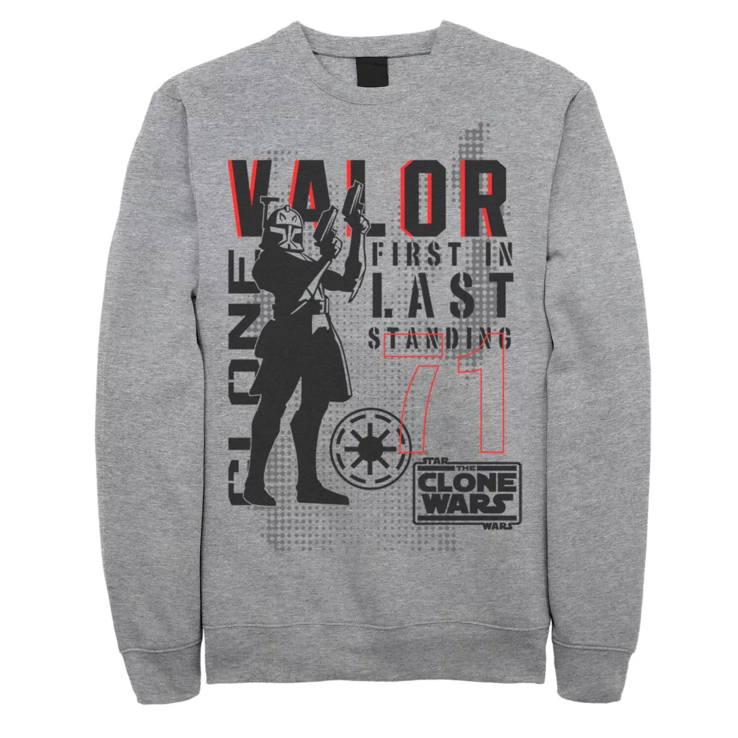 

Мужская толстовка Star Wars: Clone Wars Valor First In Last Standing Licensed Character