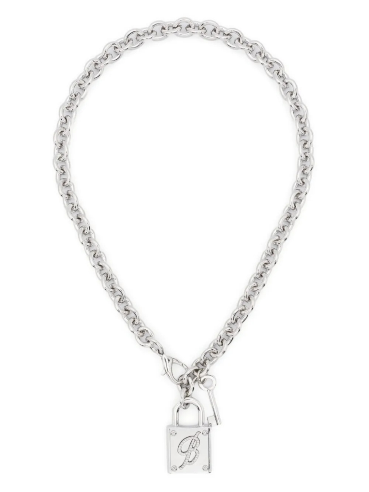 

Blumarine колье с подвеской, серебряный