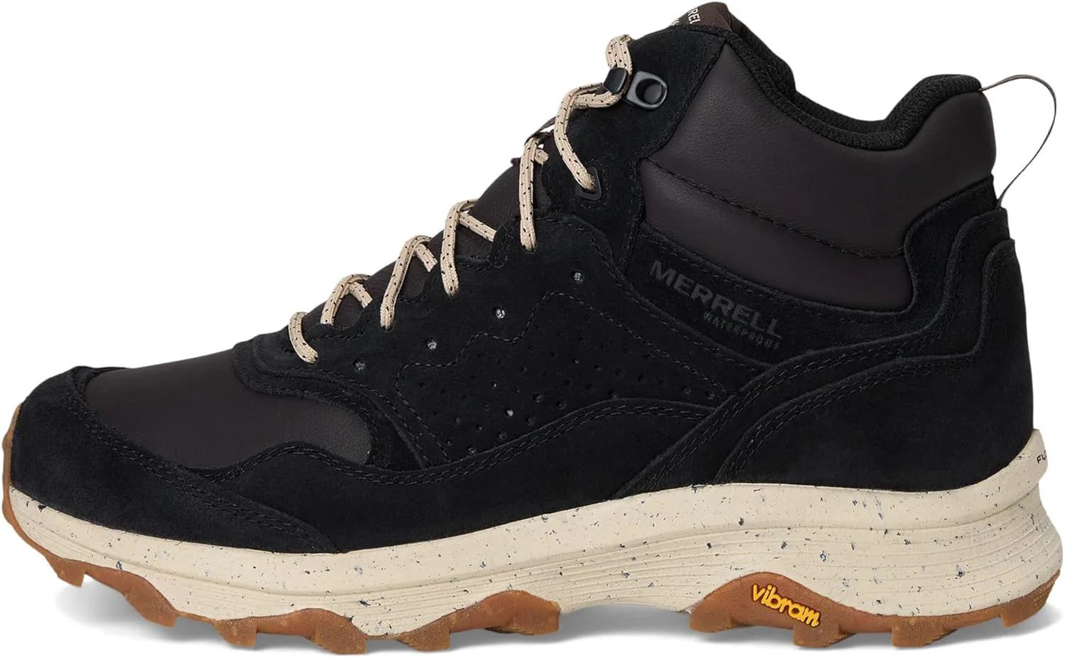 Merrell Мужские кроссовки Speed Solo Mxd Mid Wp, черный — фото 4