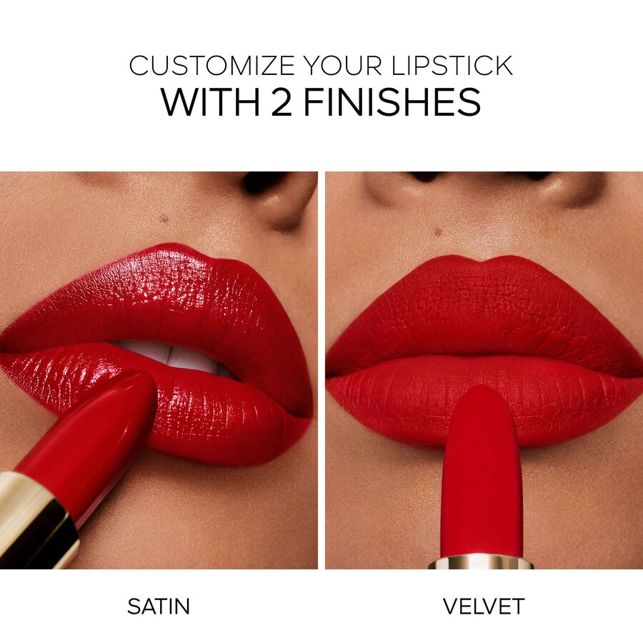 Матовая помада Rouge G с сатиновым и бархатистым эффектом GUERLAIN, 0.1 oz/3.5 g, 968 Le Lie De Vin — фото 4