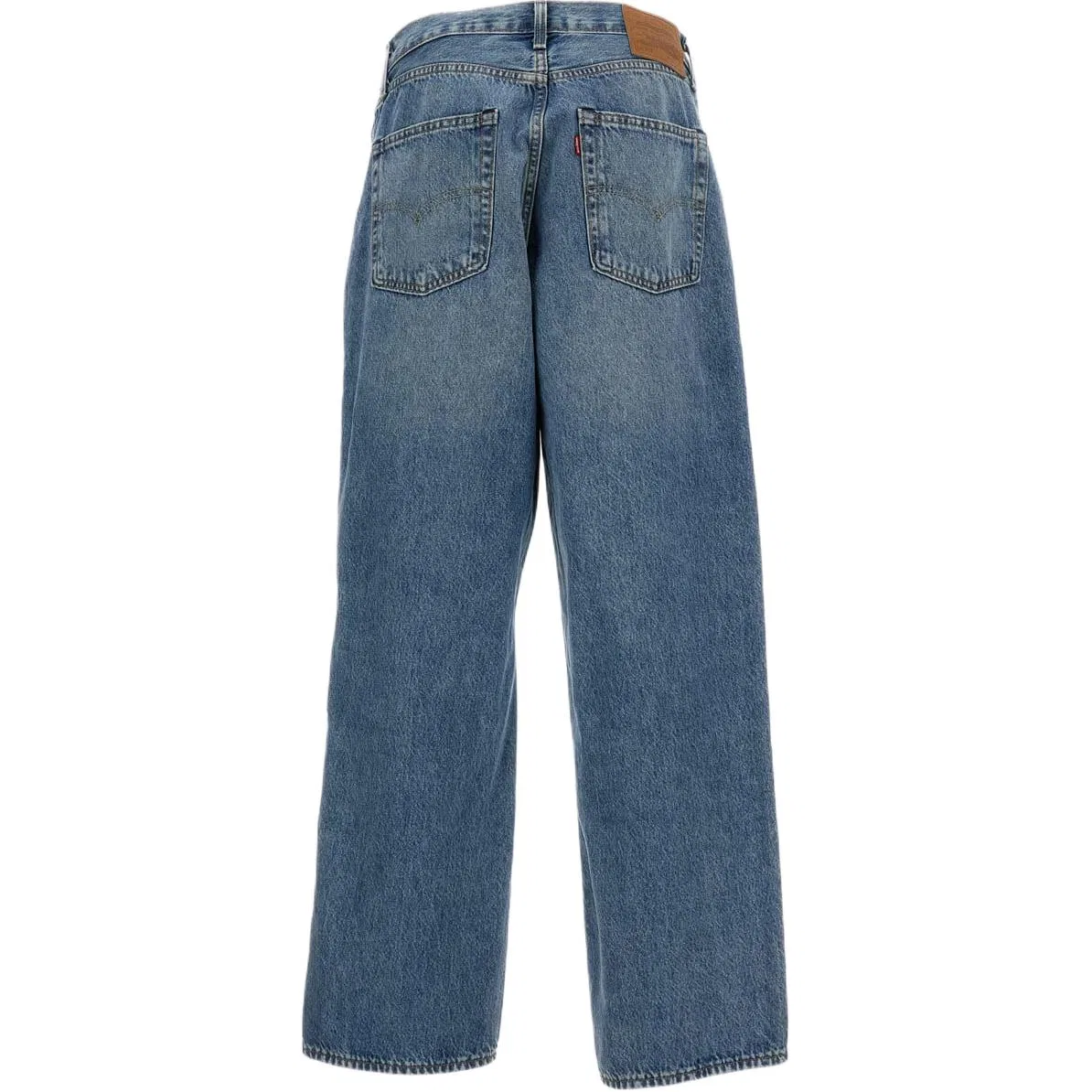 Джинсы 578 Baggy с рваными коленями Levis, Transparent Blue — фото 3