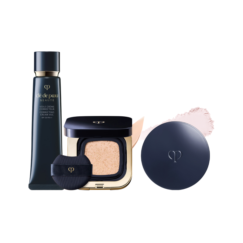 

Набор косметики для женщин Clé De Peau Beauté, [Three-Piece Set] Star Isolation+Essence Square Cushion I10+Powder
