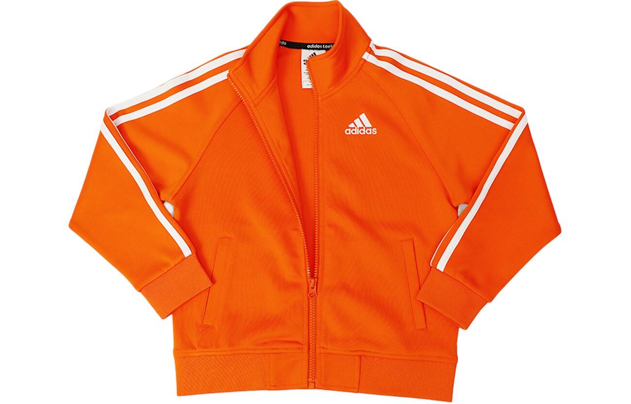 

Детская куртка Adidas, оранжевый/белый