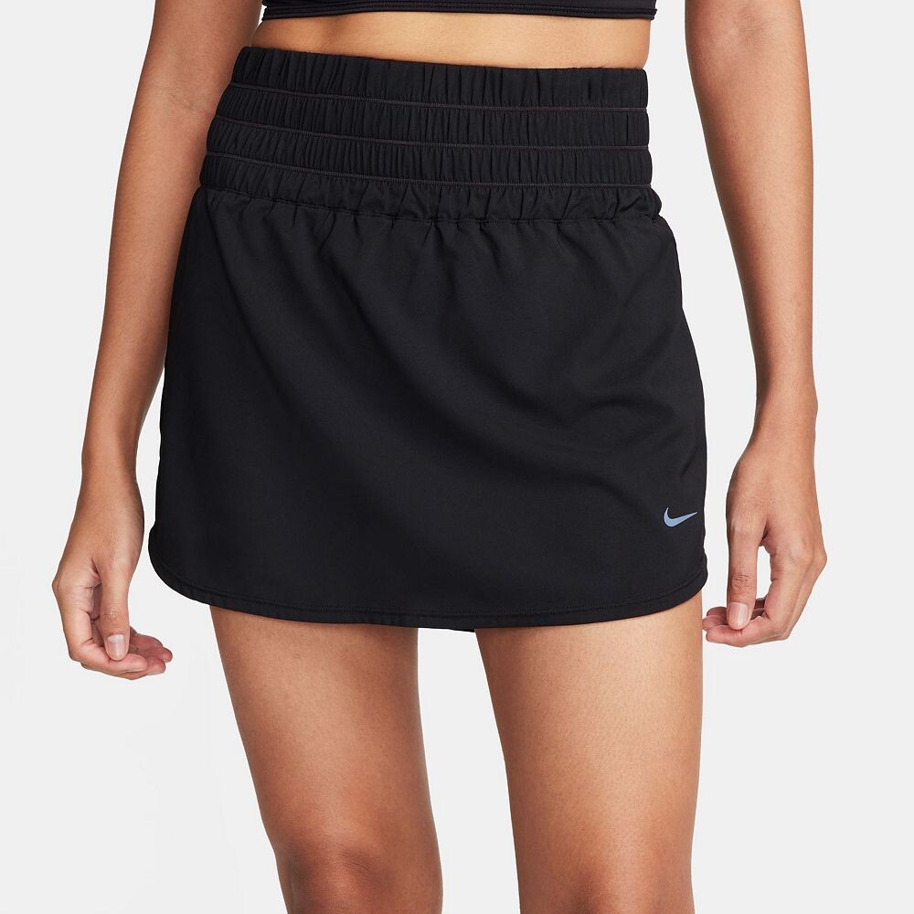 

Женская юбка Nike One с ультравысокой талией, черный
