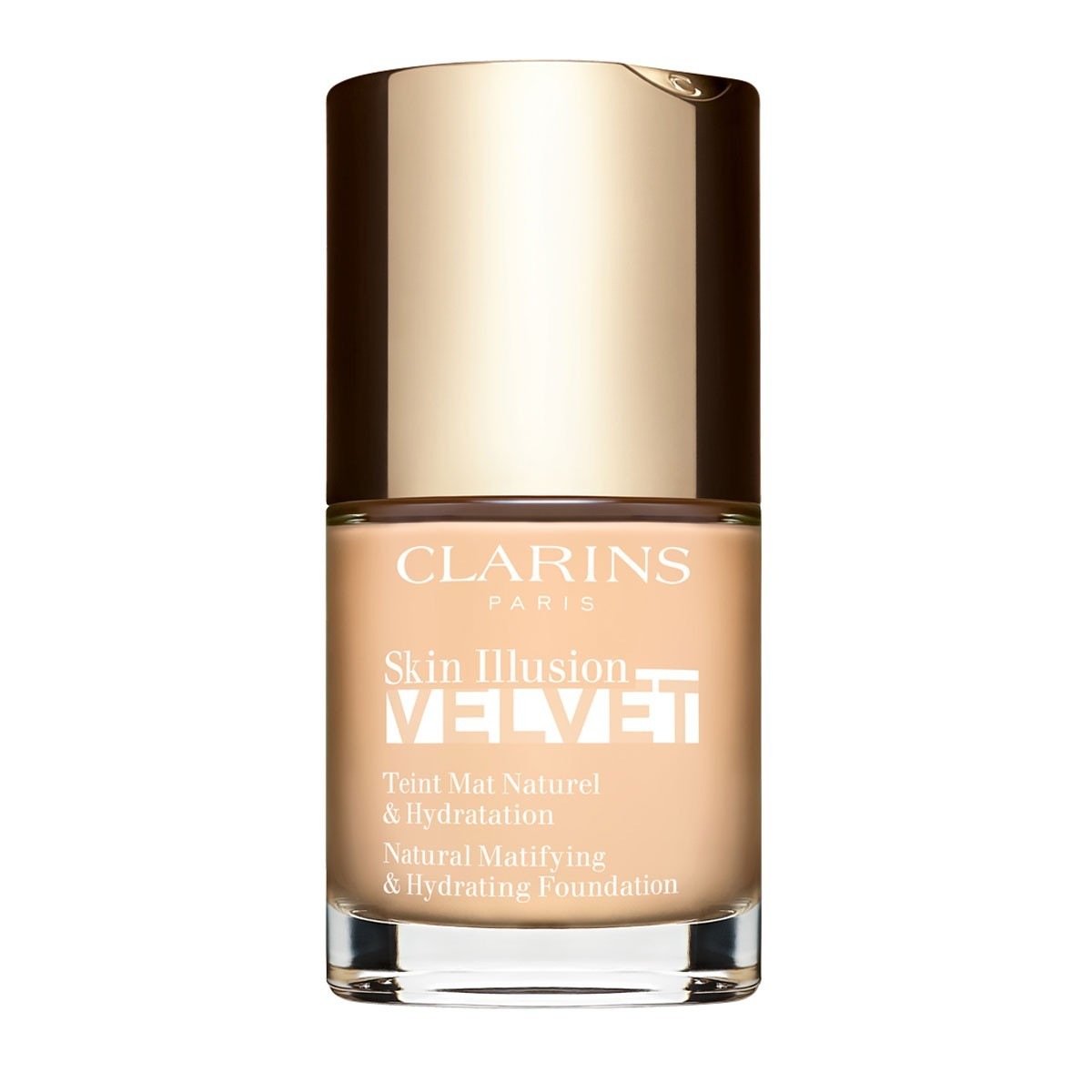 

Тональный крем для лица skin illusion velvet Clarins, 100.3n - shell, объем 30 мл