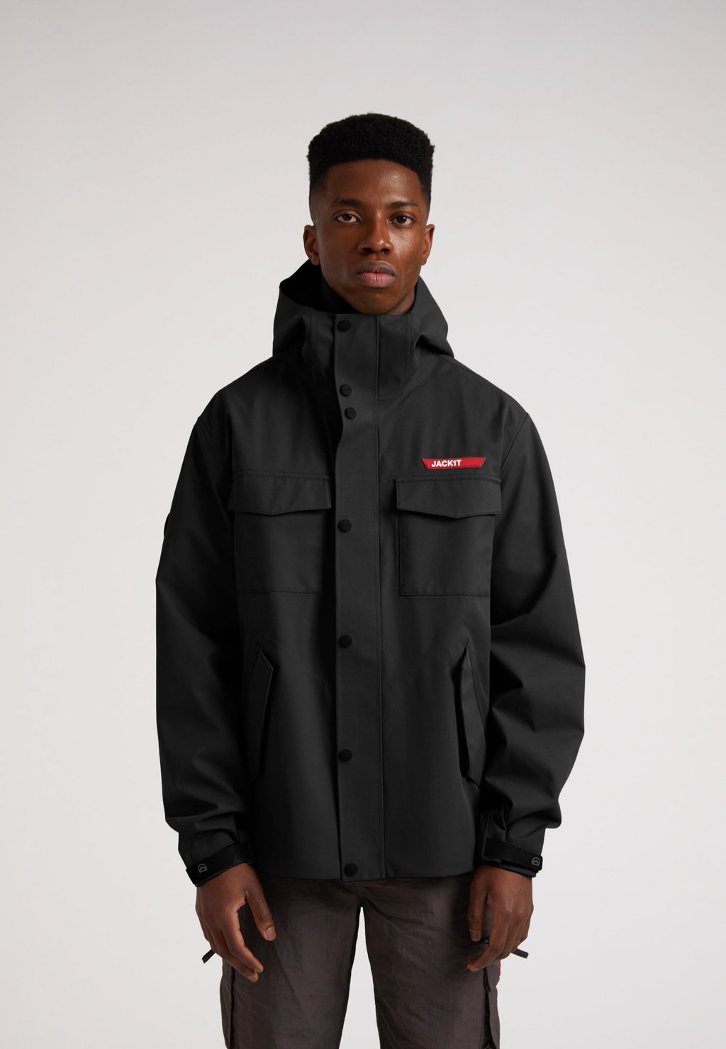 

Ветровка THORIUM HOODED WATERPROOF JACK1T, черный