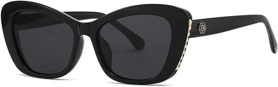 

Квадратные солнцезащитные очки для женщин, модные очки для активного отдыха, очки с цветочным рисунком, трендовые солнцезащитные очки UV400 для мужчин, повседневные солнцезащитные очки WNCKSQ, Black