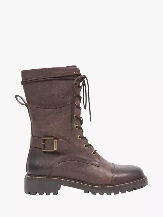 Ботинки Celtic & Co. Leather Lace Up Calf, цвет ebony
