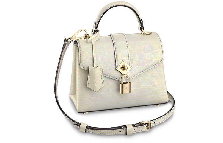 

LOUIS VUITTON Сумка через плечо Rose Des Vents Lizard Leather Rose, кроссбоди, мини-сумка In The Wind для женщин, белая