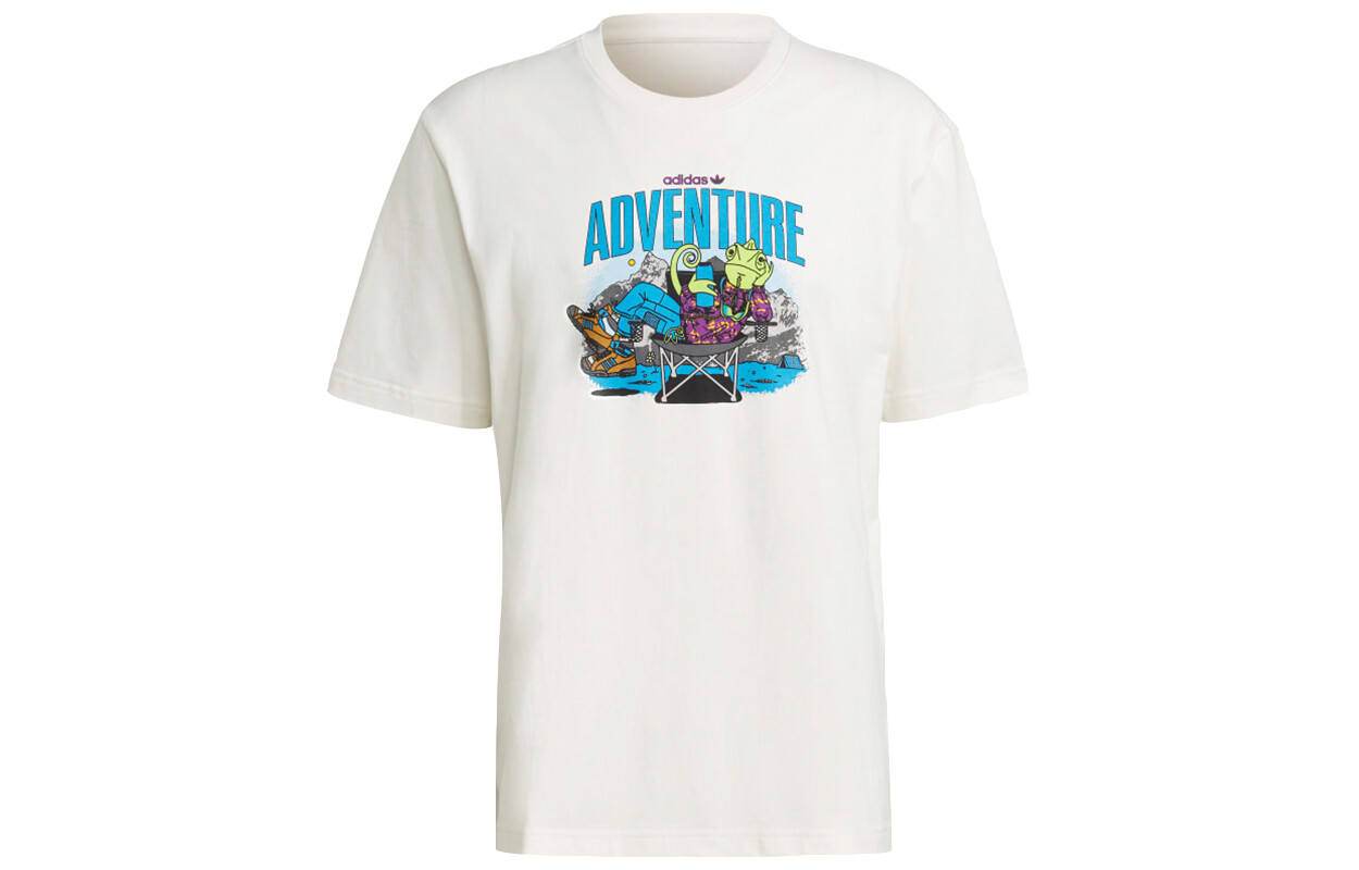 

Футболка ADVENTURE CHAMELEON мужская белая Adidas Originals, белый