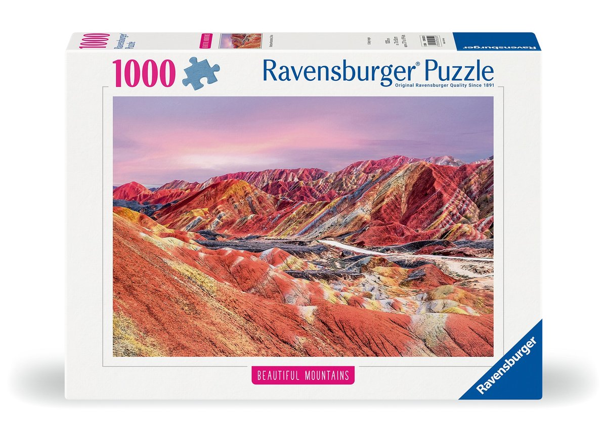 

2D пазл Радужные горы, 1000 деталей Ravensburger