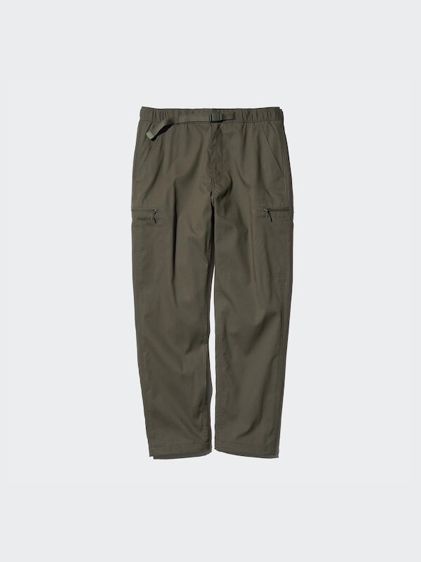 

Легкие брюки heattech длинные Uniqlo, зеленый