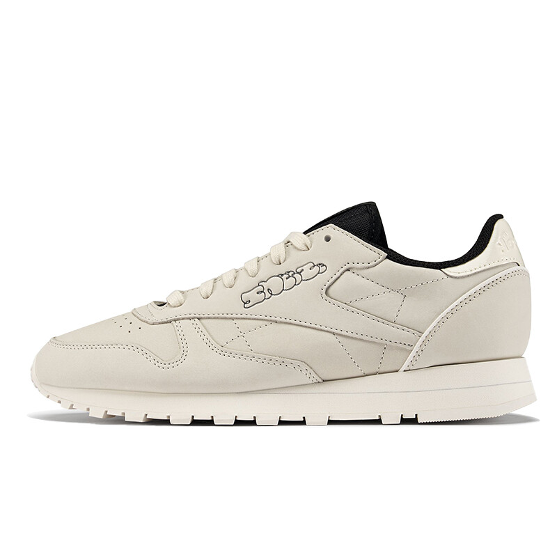 

Кроссовки Reebok Classic Leather Unisex, светло-серый/черный