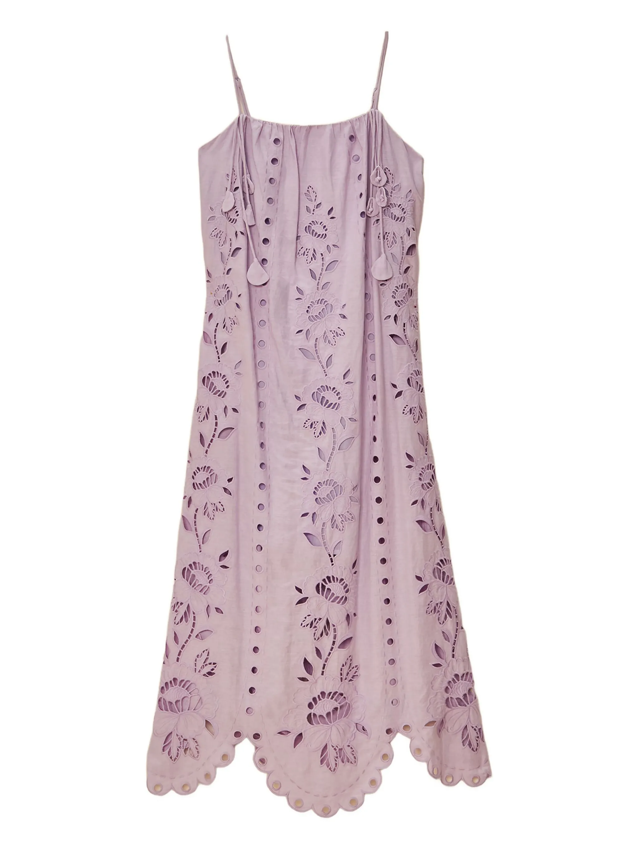 

Платье макси с вырезами Farm Rio, фиолетовый