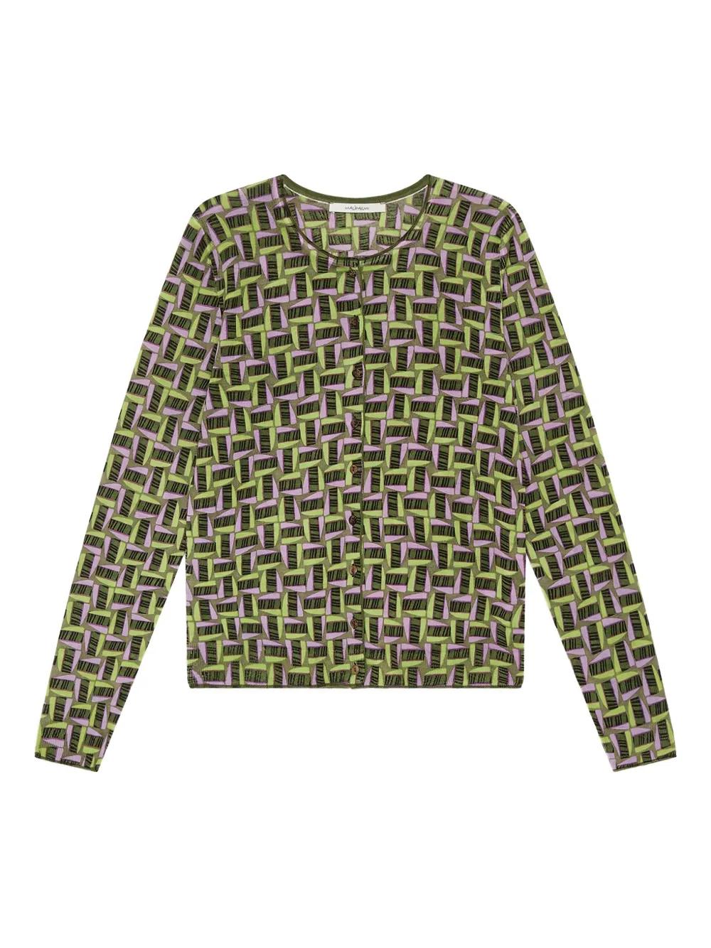 

Кардиган с узором Maliparmi, зеленый