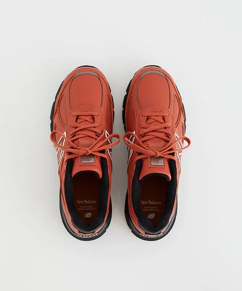 Мужские кроссовки из натуральной кожи New Balance U990 RB4 коричневые — фото 3