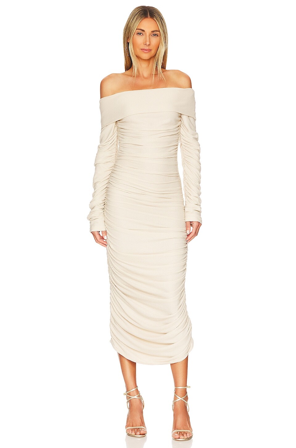 

Платье миди Bronx and Banco Amara Strapless, цвет Neutral