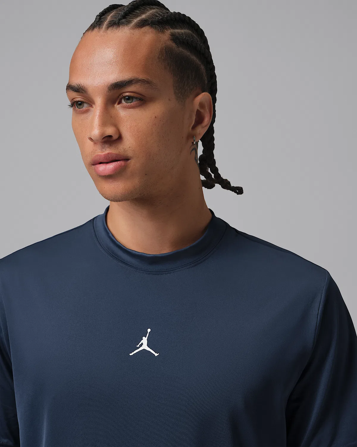 Мужская футболка Dri-FIT с коротким рукавом Jordan Sport Essentials, Midnight Navy — фото 3