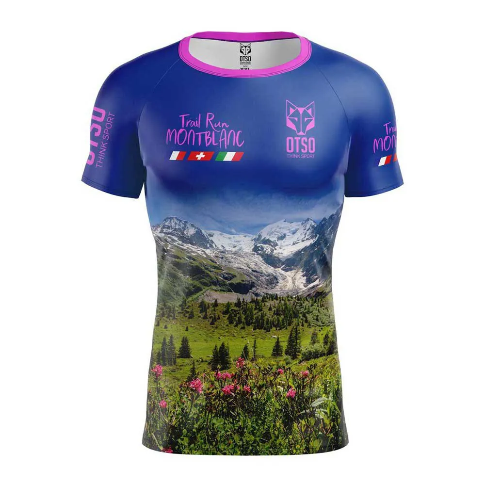 

Футболка Otso Trail Run Montblanc 2023, разноцветный
