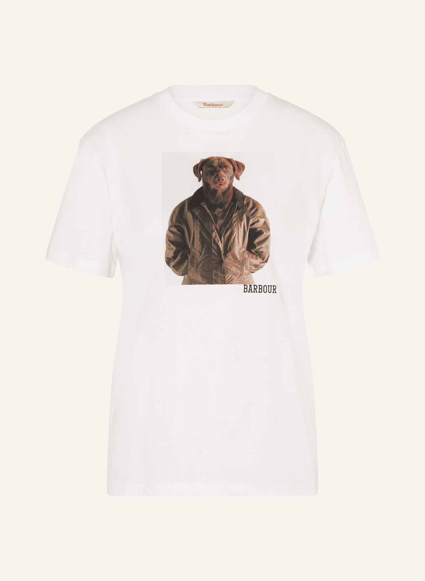 

Футболка белсей Barbour, белый