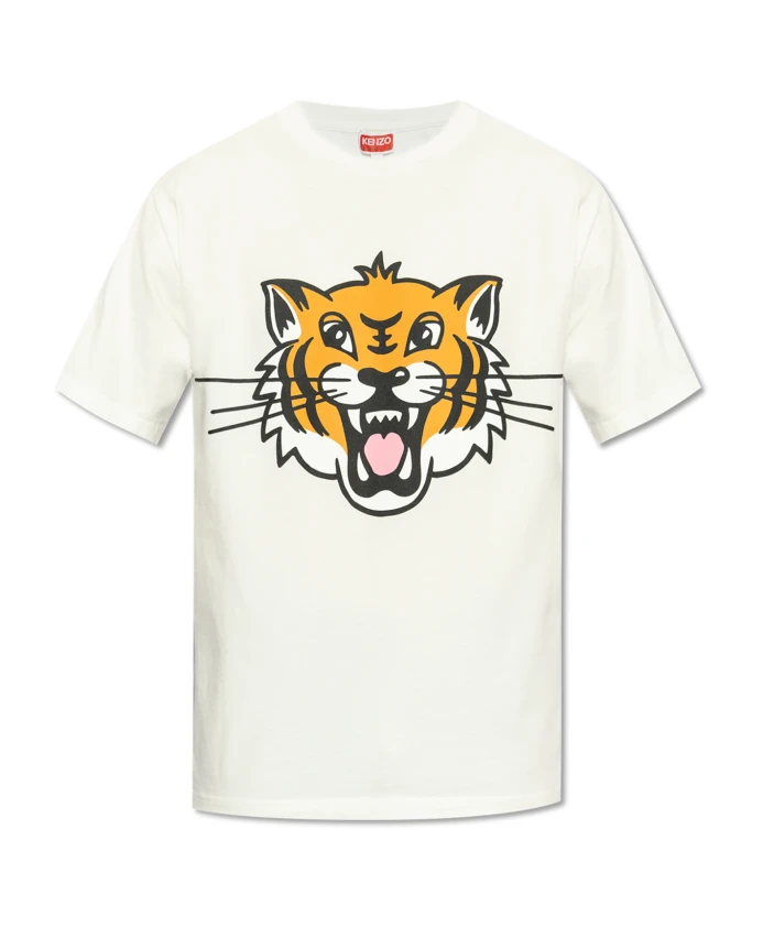 

Футболка с принтом Kenzo, белый