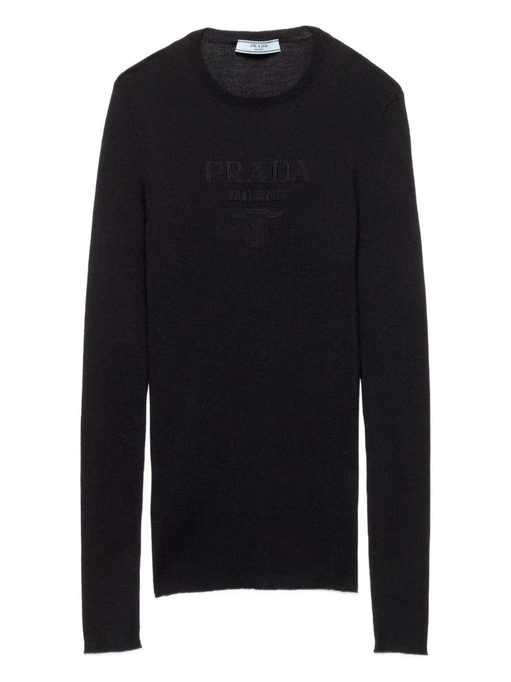 

Свитер Superfine с логотипом Prada, синий