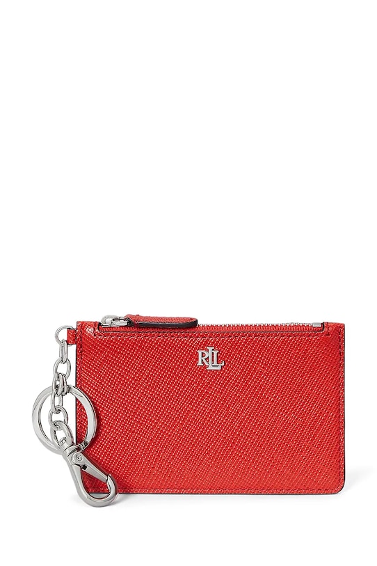 

Кожаный кошелек Lauren Ralph Lauren, оранжевый
