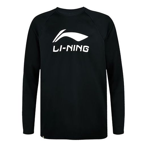 

Спортивный топ Li-Ning Badminton Series Quick Dry Sports Round Neck Top 'Black' ATLR071-5, черный