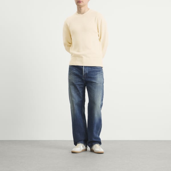 Джемпер с круглым вырезом из фактурного хлопка Jil Sander, Piuma — фото 4