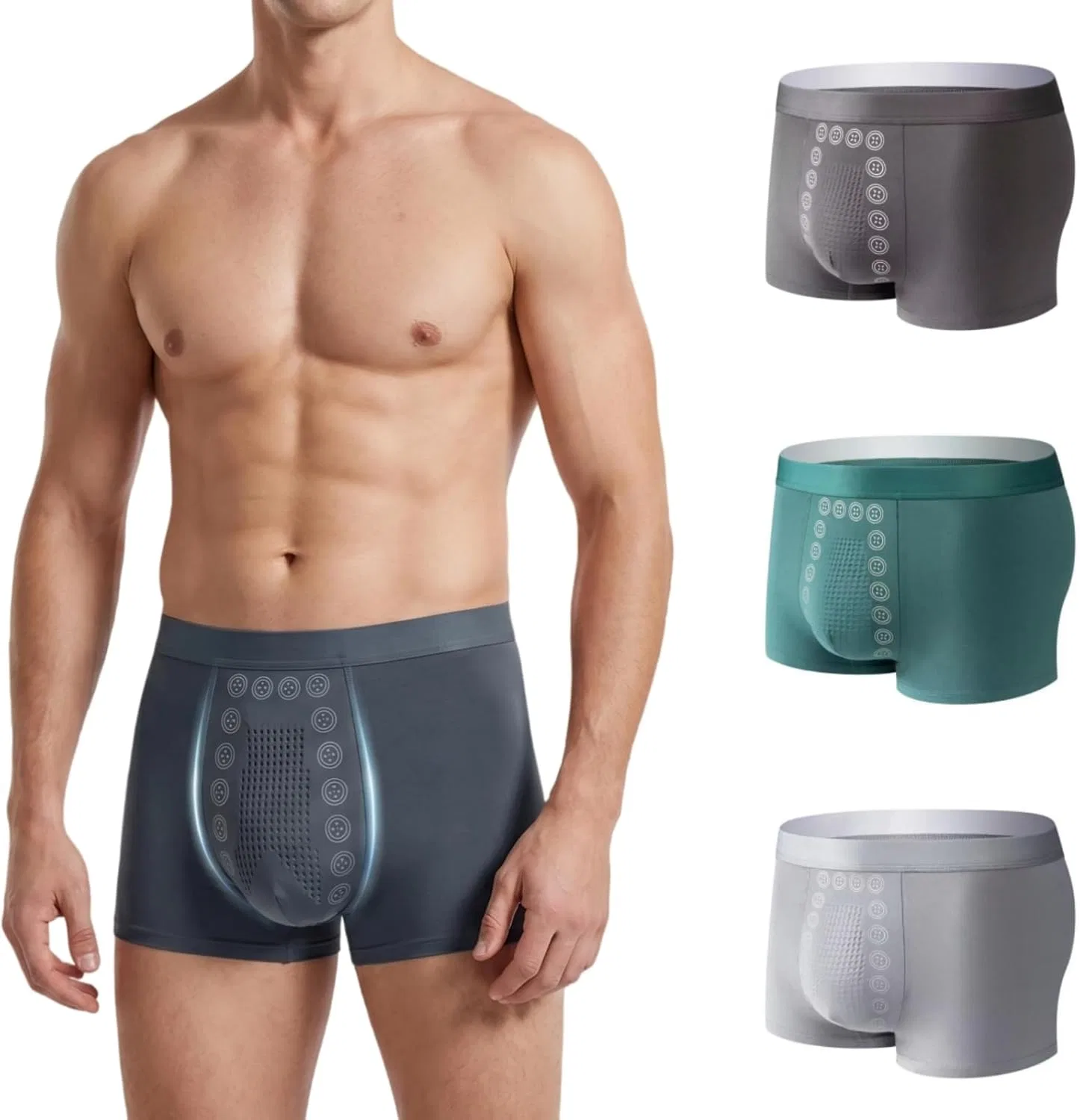 Боксеры магнитные, дышащие, 3pcs-g