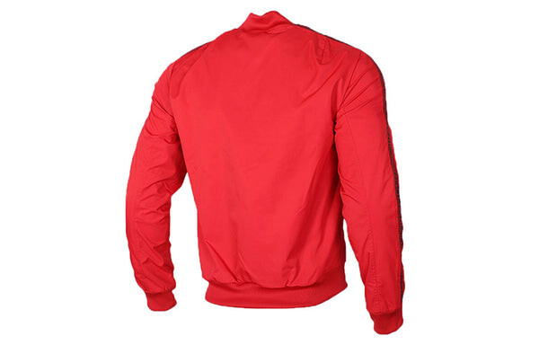 Куртка soccer/football manchester united long sleeves zipper jacket sports red Adidas, красный — фото 2
