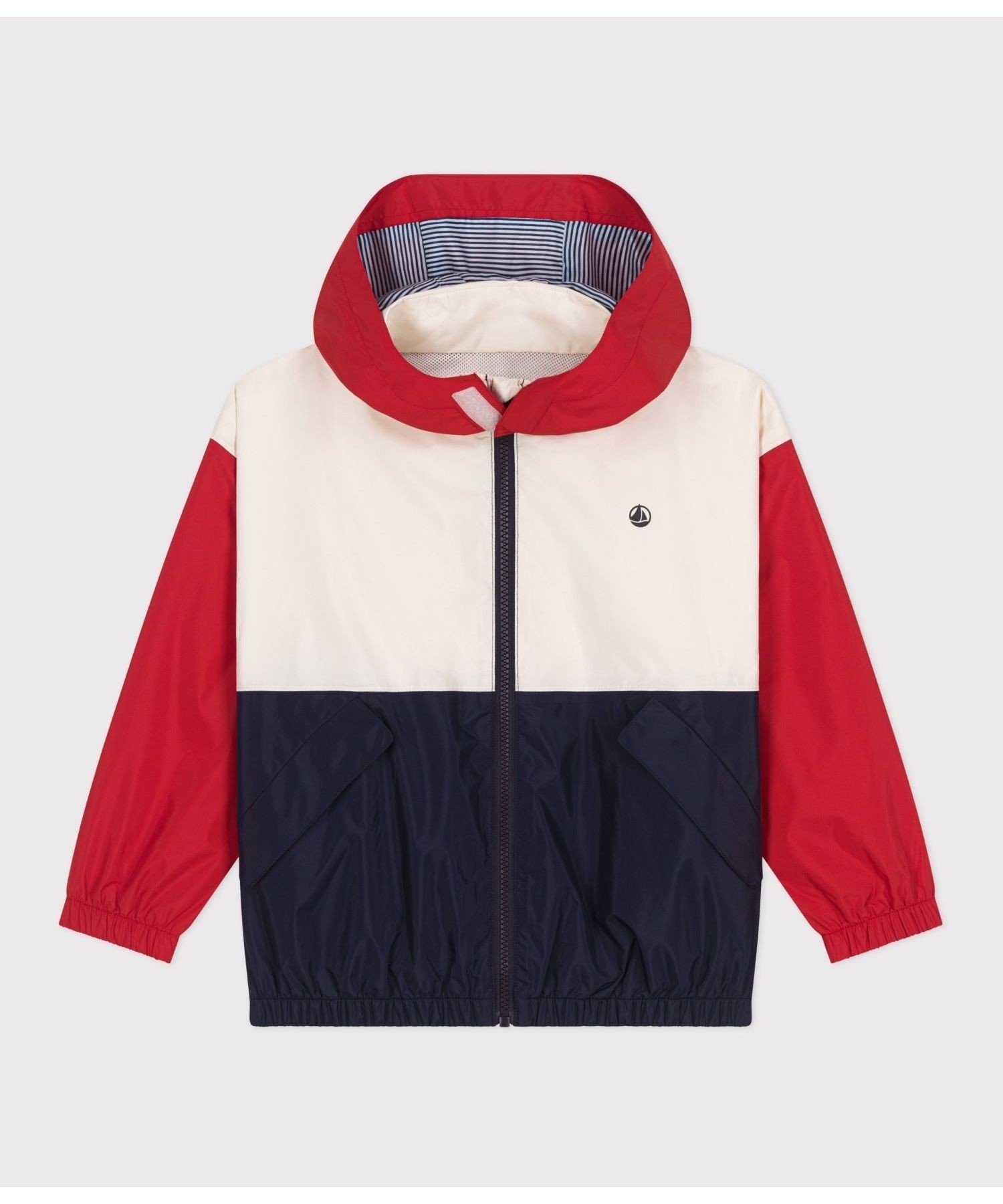 Ветровка PETIT BATEAU, Milky White/Multicolor — фото 4