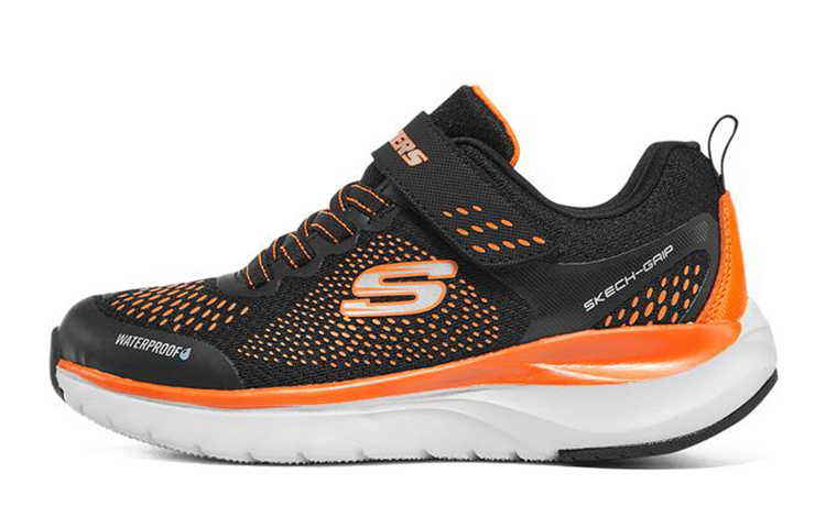 

Skechers Кроссовки Ultra Groove Kids Lifestyle, черно-оранжевые, для подростков